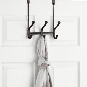 iDesign Over Door 3-Hook Rack NWOT